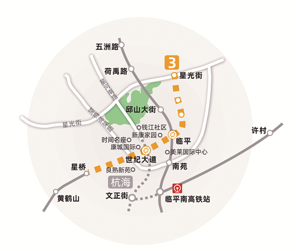 杭州地鐵3號線二期、9號線二期、4號線三期 將給那些地方帶來方便